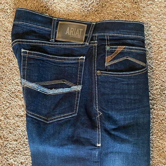 Ariat M4 straight leg jeans 38-34 - Picture 2 of 3